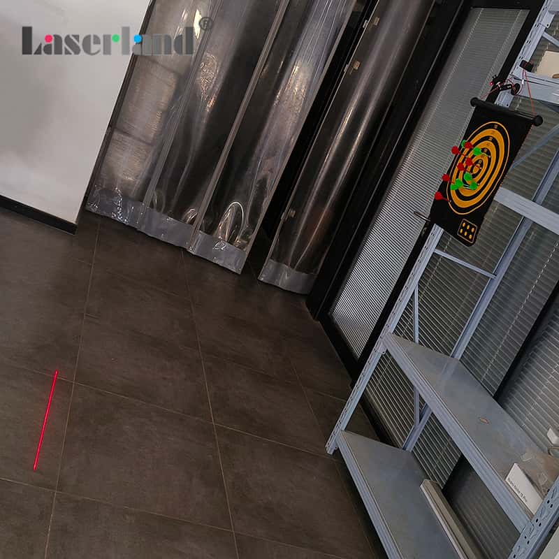 Red Line Laser Throw Toe Marker DIY Kit Playing Dart Battery Operated with Magnetic Base - Image 3