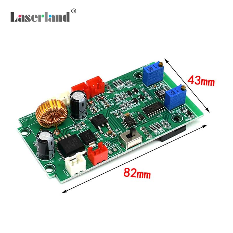 Constant Power Laser Diode Driver Board High Power Red Laser PCB Circuit Board Drive with TTL / Analog Circuit - Image 3
