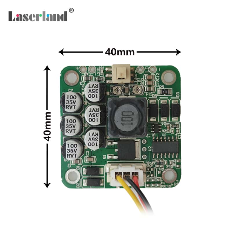405nm 445nm 450nm 520nm 638nm High Power Laser Diode Driver Board with TTL/PWM with Fan - Image 4