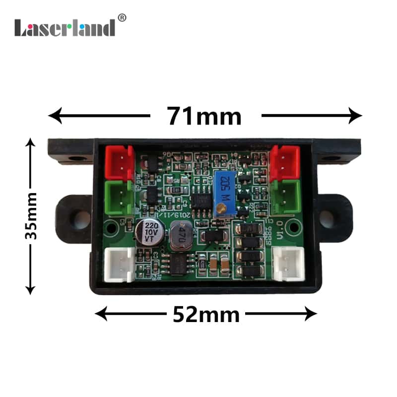 Constant Current Laser Red Green Blue Violent Laser Driver Board with TTL with Fan - Image 2