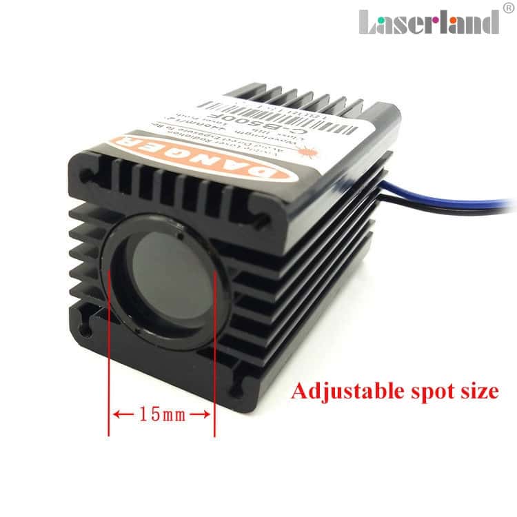 650nm Laser Module 100mW Laser Head Fat Beam Red Laser - Image 3
