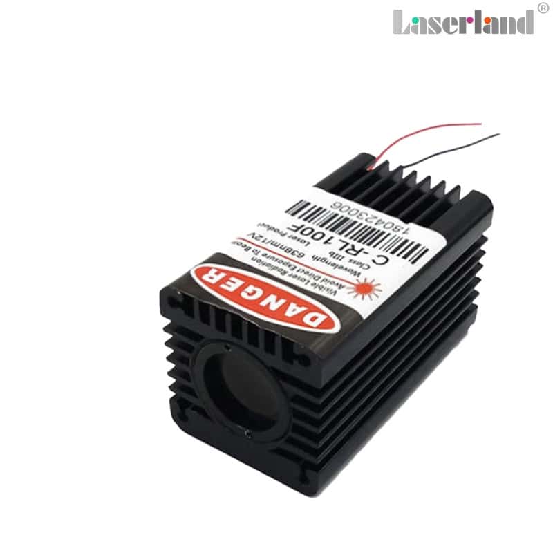 650nm Laser Module 100mW Laser Head Fat Beam Red Laser