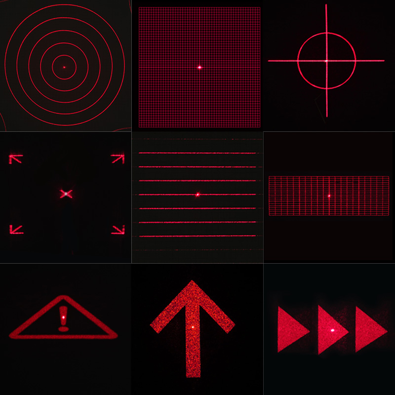 5pcs/pack DOE Diffractive Optical Elements Lens DG Grating Lens Diffraction Gratings for Lasers Laser Light Pattern Projection Stage Star Lighting Effect